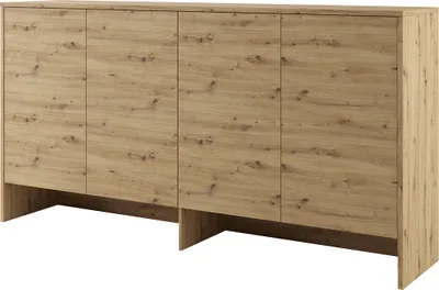 Produktbild von MEBLINI Hängeschrank für Horizontal Schrankbett Bed Concept - Wandschrank mit Ablagen und Fächern - Wandregal - BC-11 für 90x200 Horizontal - Artisan Eiche