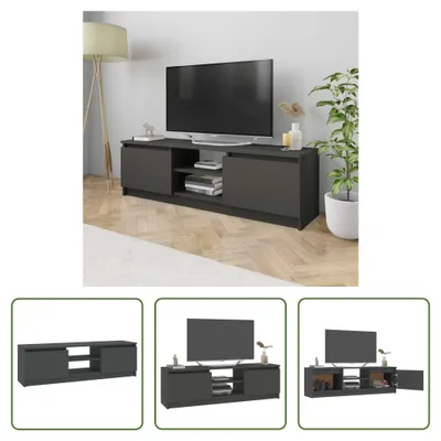 Produktbild von The Living Store TV-Schrank Grau 120×30×35,5 cm Holzwerkstoff