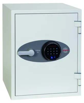 Imagen del producto de Phoenix Safe Co. Titan FS1283F, caja fuerte de suelo, 36 litros, blanca, con lector de huellas dactilares, de acero, para instalación en el suelo