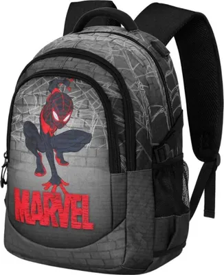 Produktbild von Karactermania Marvel Spiderman Spin Plus Running Rucksack Grau  Grau One Size