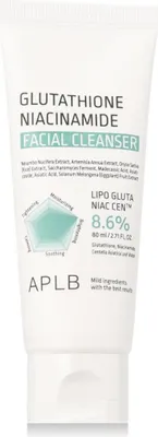 Produktbild von APLB Glutathione Niacinamide Facial Cleanser – aufhellender und beruhigender Gesichtsreinigungsschaum, 80 ml