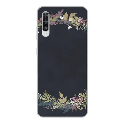 Produktbild von MuchoWow® Handyhülle Schutzhülle Hülle für Samsung Galaxy A70 Girlande - Pastell - Sommer Silikon Softcase Handy Hülle - Schutzhaube