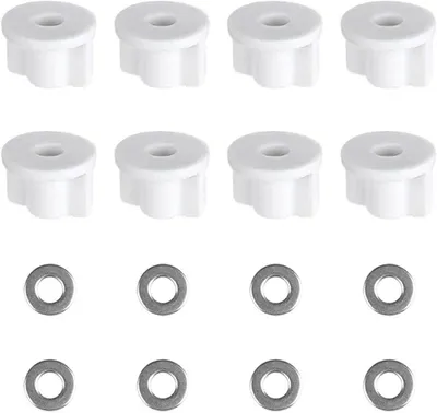 Produktbild von Toilettsitzkissen-Set – Set mit 8 Stück – Befestigung für Toilettendeckel – Ersatzbefestigung für Toilettendeckel