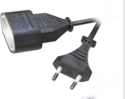 Produktbild von ViVanco™EV3S, 3 m, Drinnen, Typ C, Typ C, Schwarz, 1 AC-Ausgänge