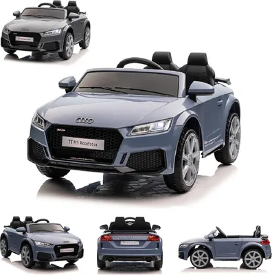 Produktbild von Kinderfahrzeug - Elektro Auto "Audi TTRS" - lizenziert - 12V7A Akku und 2 Motoren- 2,4Ght+MP3+EVA+Leder-Nardo Grau