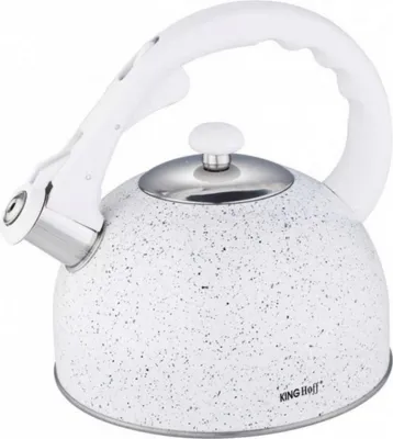 Obrázek produktu pro Konvice S Píšťalkou 2,6 L Kinghoff Kh-1407 Mramor