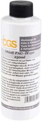 Produktbild von CGS Klimakompressoröl PAG ÖL Universal, 250 ml Flasche, verschi