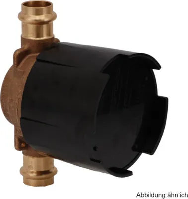 A close-up studio shot of a plumbing fitting.