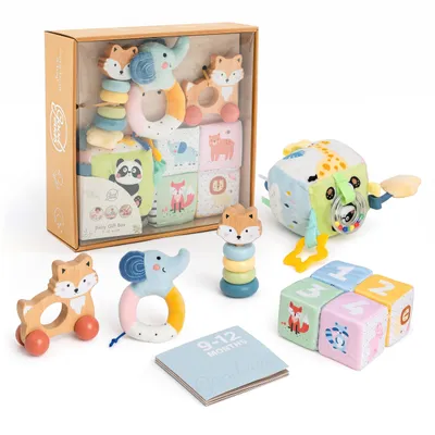 Immagine prodotto di Goodevas, confezione regalo per bambini, 9-12 mesi - Ispirata al metodo Montessori, adatta a bambini e bambine
