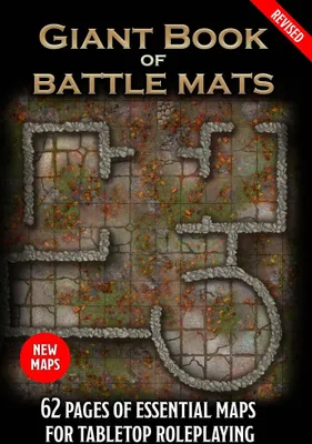 Immagine prodotto di Loke Battlemats Il libro gigante rivisto dei Battle Mats - Tabletop-Rollenspiel-Accessori