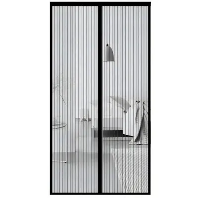 Produktbild von PRECORN Fliegengitter Tür 90x210 cm Magnet – Magnetischer Insektenschutz ohne Bohren – Magnetvorhang für Balkon-, Terrassen-, Keller- und Haustür