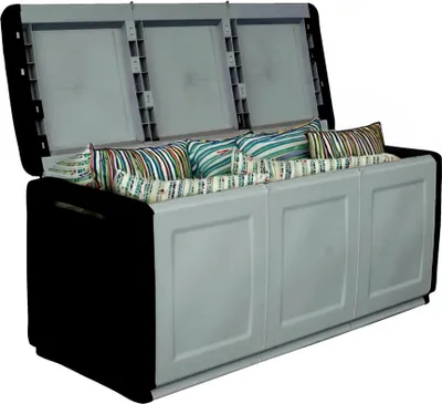 Produktbild von Gartenbox Auflagenbox Box für Gartenauflagen Terrasse Aufbewahrungsbox Garten Kissenbox Outdoor Gartentruhe XXL Wetterfest 410 L