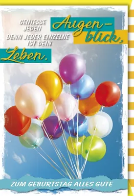 Produktbild von A - 51GD1860 - Grußkarte mit Umschlag - Format: 11,5 x 17 cm - "Geburt