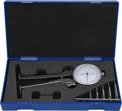 Obrázek produktu pro Vnitřní měřidlo 55–153 mm s vyměnitelným, vysoce přesným měřidlem pro válcové otvory