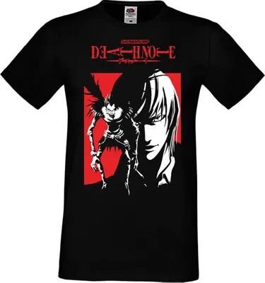 Produktbild von Herren T-Shirt Manga Anime Death Note Shonen Jump Death Note Shonen Jump, Man L / Schwarz