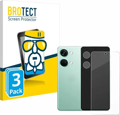 Produktbild von 3x BROTECT Schutzglas für OnePlus Nord 3 5G (Display+Kamera) Schutzfolie Panzer Folie Glas Display Schutz klar