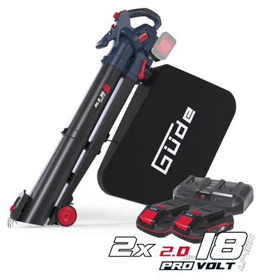 Produktbild von Güde Akku-Laubsauger ALS 36-202-30 | 36 V | 245 km/h | Saug-, Blas- & Häckselfunktion | 2x 2 Ah Akku-Set