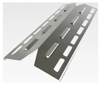 Produktbild von Edelstahl Brennerabdeckung für Landmann Triton 6.1 PTS - Größe: L=42,5 x B=15 cm - 1 Stück Flammenverteiler Brennerzelt
