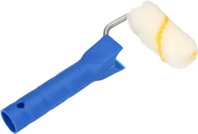Produktbild von KOTARBAU® Farbroller Gelbfaden 70 mm mit Kunststoffgriff Farbwalze Pinsel Walzenbürste Rollerwalze Rollerpinsel für Anstricharbeiten und Renovierung