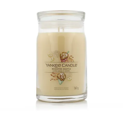 Produktbild von Yankee Candle Signature Duftkerze Banoffee Waffle 567 g