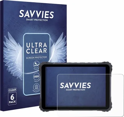Produktbild von 6x Für Topicon MDT865 Schutzfolie Savvies Displayschutz Display Schutz Folie Klar Transparent