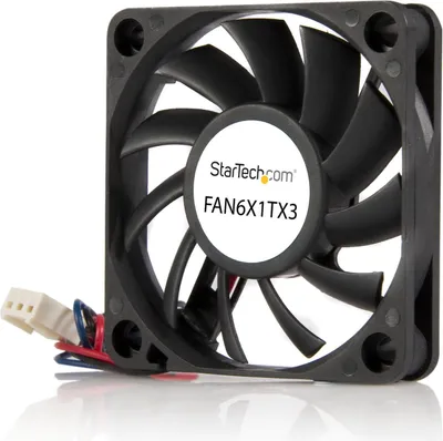 Obrázok produktu pre StarTech.com FAN6X1TX3, Ventilátor, 6 cm, 4000 ot/min, Čierna