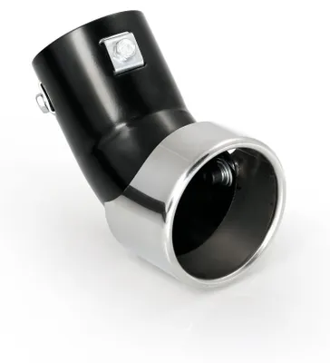 Immagine prodotto di TS-60 Terminale di scarico regolabile in acciaio inox Pilota Angolo curvo