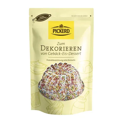 Image de Pickerd Streusel de sucre coloré pour la pâtisserie et la décoration 1000g