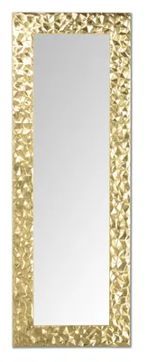 Immagine prodotto di MO.WA specchio da parete specchio da corridoio specchio foglia d'oro 52x147 specchio da braccio cornice in legno oro specchio a figura intera cornice in legno specchio da pavimento specchio da ingresso