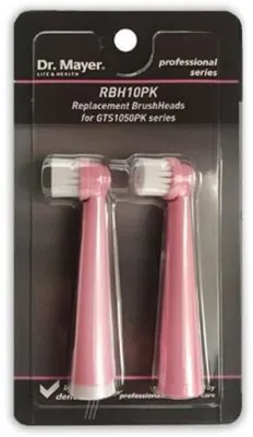 Produktbild von Ersatzbürstenköpfe, Dr. Mayer RBH10PK, kompatibel mit GTS1050, 2 Stück