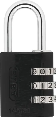 Produktbild von ABUS Zahlenschloss 145/30 in schwarz