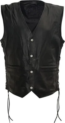 Produktbild von Mauritius Weste Herren CXGaspper schwarz Basics 100% Leder 3XL