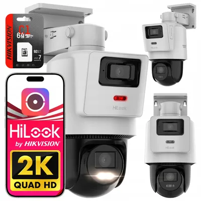 Produktbild von HiLook PTZ-D4 Außenkamera mit 64GB Speicherkarte