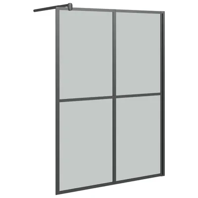 Produktbild von Duschwand für Walk-in Dusche 140x195 cm Dunkles Sicherheitsglas
