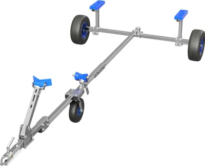 Zdjęcie produktu dla Uruchomienie wózka hand trailer zwiastun harbour przyczepa do łodzi wózek na łódź SUPROD XTR-B360A-P2, Ø 420 mm