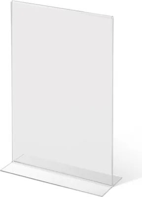 Produktbild von Showdown Displays Acrylaufsteller in T-Form DIN A4 hoch