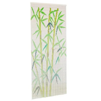 Zdjęcie produktu dla vidaXL Zasłona drzwiowa przeciw owadom bambusowa 90 x 200 cm