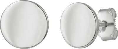 Produktbild von cai Ohrstecker 925/- Sterling Silber 0,8cm weiß ohne Stein 274220120-1