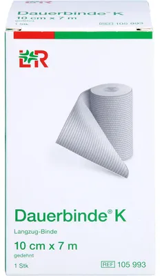 Produktbild von Dauerbinde kräftig 10cmx7m, 1 St. Binde