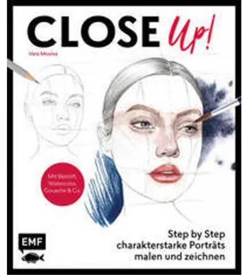 Produktbild von Close Up! Porträts in Nahaufnahme malen und zeichnen