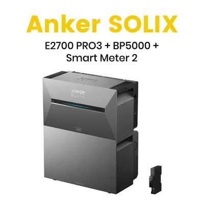 Produktbild von Anker SOLIX Solarbank 3 E2700 Pro Balkonkraftwerk mit BP5000, mit Smart Meter