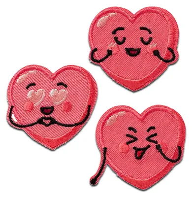 Obrázek produktu pro Create hearts - nažehlovací nášivka, nažehlovací aplikace, nášivky, záplaty, k nažehlení, velikost: 4 x 4,4 cm