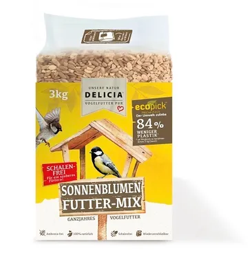 Produktbild von Delicia Sonnenblumen Futter-Mix ecopick 3 kg