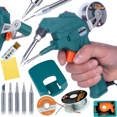 Imagen del producto de Soldador SolderPro 60W – Transformador Con Alimentador De Estaño | Sn63Pb37 0,8mm