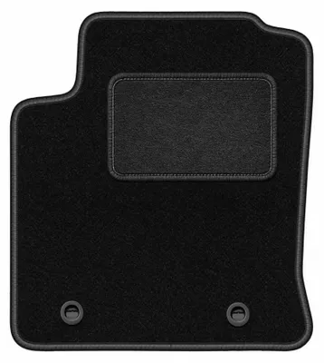 Image de Tapis conducteur en moquette pour Ford Focus MK1 (przed liftem) 1998-2001 (à hayon/berline/break) – 1 pièce, noir, sur mesure – Wielganizator LUX