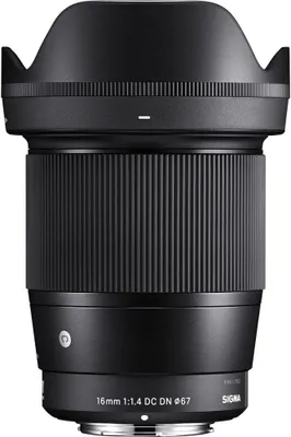 Produktbild von SIGMA 16mm f/1.4 DC DN Contemporary Objektiv, kompatibel mit Fuji X