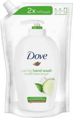 Image de Dove Go Fresh Gel lavant pour les mains au concombre et au thé vert (recharge) 500 ml