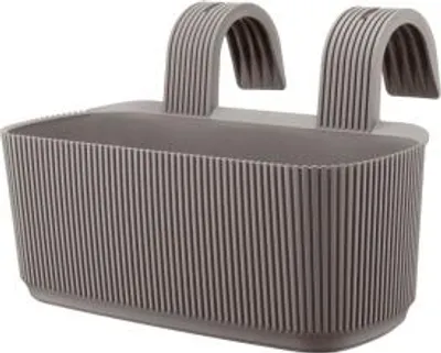 Immagine prodotto di Vaso da balcone Pera beige scuro per balcone e ringhiera 29 cm x 21 x 19 cm