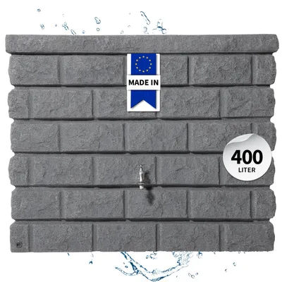 Productafbeelding van GARANTIA ROCKY wandtank 400 L dark granite