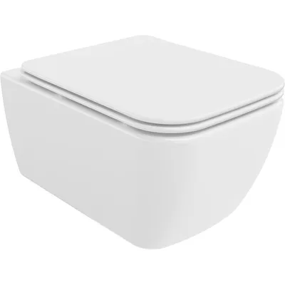 Obrázek produktu pro Mexen Stella WC mísa Rimless s pomalu padající deskou slim, duroplast, Bílá - 30680900